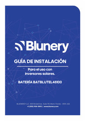 Blunery BATBLUTEL48100 Guia De Instalacion