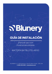 Blunery BATBLUTEL48150 Guia De Instalacion