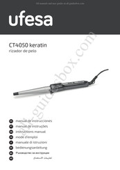 UFESA CT4050 Keratin Manual De Instrucciones