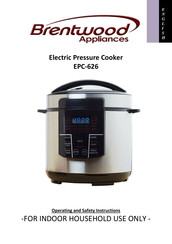 Brentwood Appliances EPC-626 Manual Del Usuario