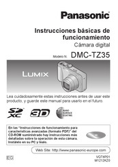 Panasonic Lumix DMC-TZ35 Instrucciones Básicas De Funcionamiento