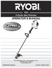 Ryobi 765r Manual Del Operador