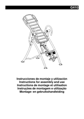 BH FITNESS G410 Instrucciones De Montaje Y Utilización