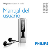 Philips SA1103 Manual Del Usuario