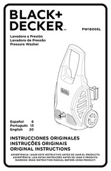 Black and Decker PW1600SL Instrucciones Originales