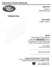 Baby Relax DL8101-5 Manual De Instrucciones