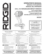 RIDGID R87207 Manual Del Operador