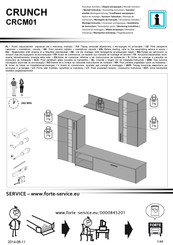 Forte CRUNCH CRCM01 Montaje