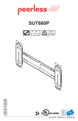 peerless-AV SUT660P Instrucciones De Montaje