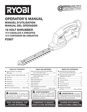 Ryobi P2907 Manual Del Operador