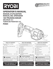 Ryobi P2504 Manual Del Operador