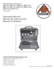 AIR SYSTEMS INTERNATIONAL BB100-CO Manual De Instrucciones