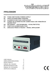 Velleman FPS1306SM Manual Del Usuario