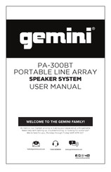 Gemini PA-300BT Manual Del Usuario