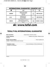 T-Fal IS5500 Instructivo De Operación