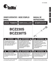 RedMax BCZ230TS Manual De Instrucciones
