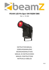 MAX LIGHT PS10W Manual De Instrucciones