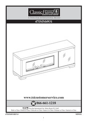 Twin-Star International Classic Flame 47IMM4931 Manual De Instrucciones