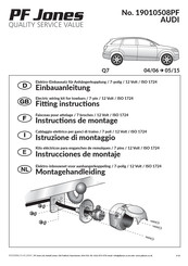 PF Jones 19010508PF Instrucciones De Montaje