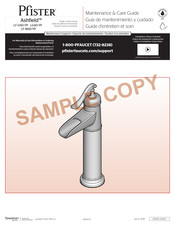 Pfister Ashfield LF-040-YP Guía De Mantenimiento Y Cuidado