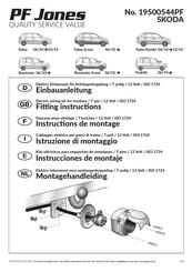 PF Jones 19500544PF Instrucciones De Montaje