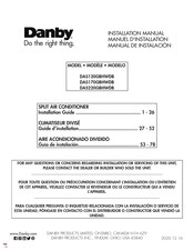 Danby DAS220GBHWDB Manual De Instalación