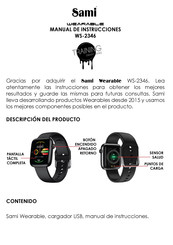 Sami Wearable WS-2346 Manual De Instrucciones