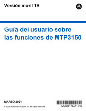 Motorola Solutions MTP3150 Guia Del Usuario