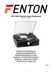 Entone RP175DW Manual De Instrucciones