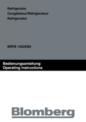 Blomberg BRFB 1452SSN Manual Del Usuario