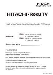 Hitachi M49R4 Manual Del Usuario