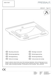 Pressalit R2027 Instrucciones De Montaje