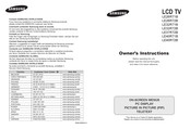 Samsung LE26R72B Manual Del Usuario