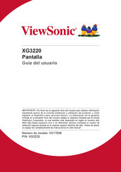 ViewSonic XG3220 Guia Del Usuario