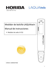 Horiba Scientific LAQUAtwin B-722 Manual De Instrucciones