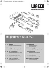 Waeco MagicWatch MWE650 Instrucciones De Montaje Y De Uso