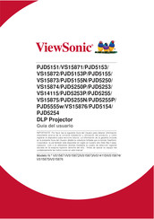 ViewSonic PJD5253P Guia Del Usuario