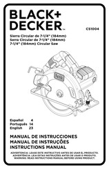 Black+Decker CS1004 Manual De Instrucciones