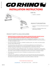 Go Rhino 920000PS Instrucciones De Instalación