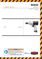 Atlas Copco 8434 1248 20 Instrucciones De Operación Y Seguridad