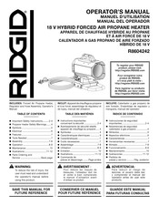 RIDGID R8604242 Manual Del Operador