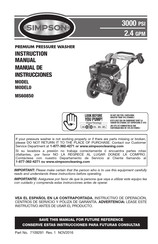 Simpson MS60850 Manual De Instrucciones