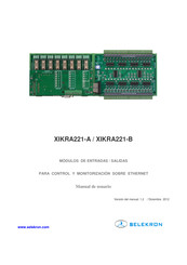 Selekron XIKRA221-B Manual De Usuario