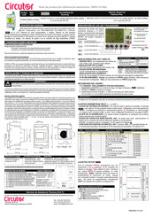 Circutor WRU-10 RAL Instalación Y Puesta En Marcha