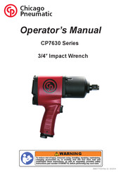 Chicago Pneumatic CP7630-6 Manual Del Operador