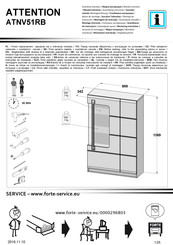 Forte ATTENTION ATNV51RB Montaje