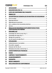 Powerplus POWXG6211TB Manual Del Usuario