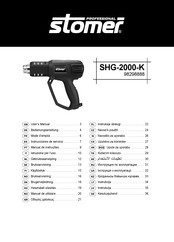 Stomer Professional SHG-2000-K Instrucciones De Servicio