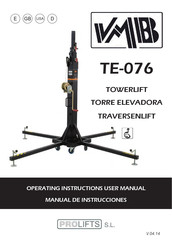 PRO LIFTS VMB TE-076 Manual De Instrucciones