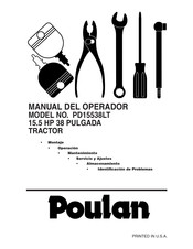 Poulan PD15538LT Manual Del Operador